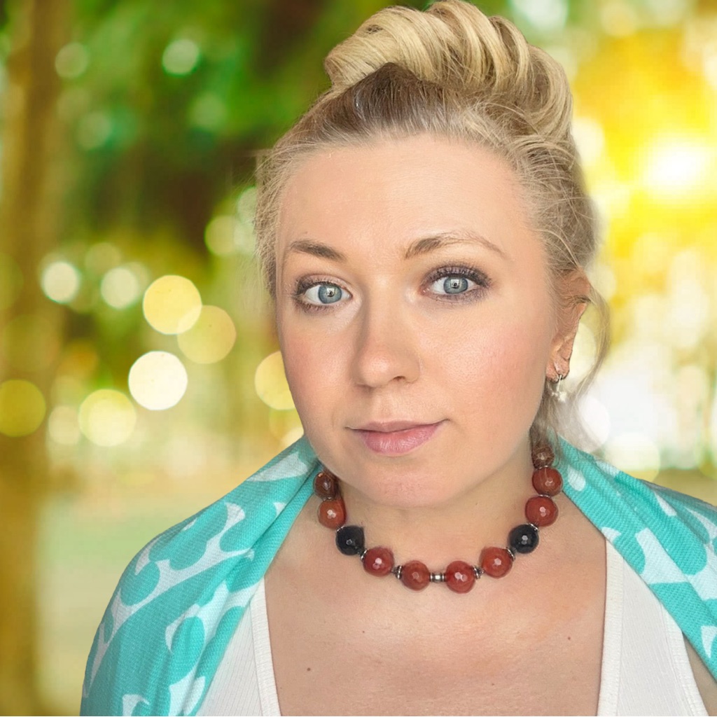 C102 New Handmade Choker With Genuine Cornelian & Black Onyx